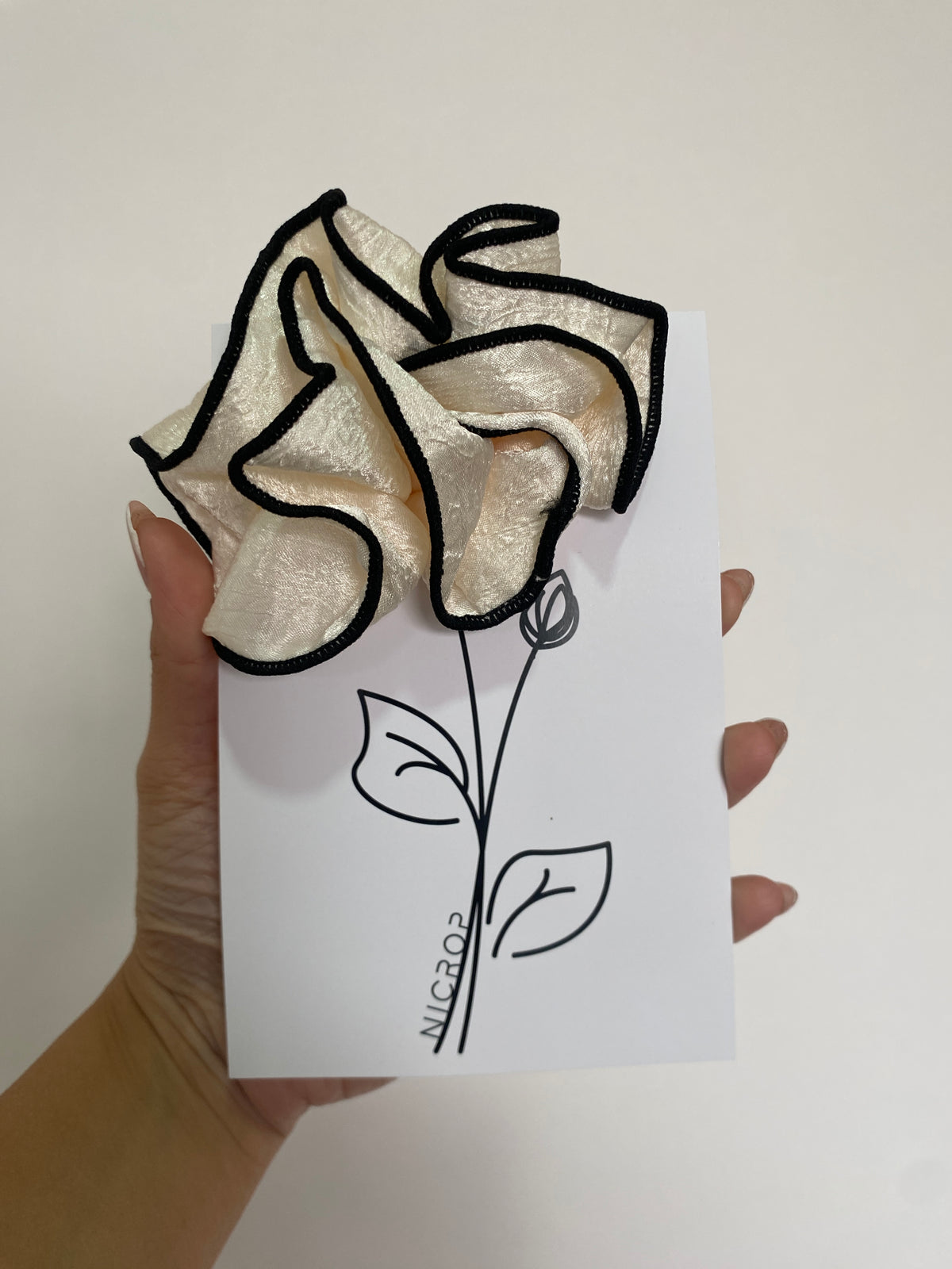 Scrunchie Satín Texturizado