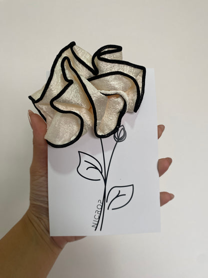 Scrunchie Satín Texturizado