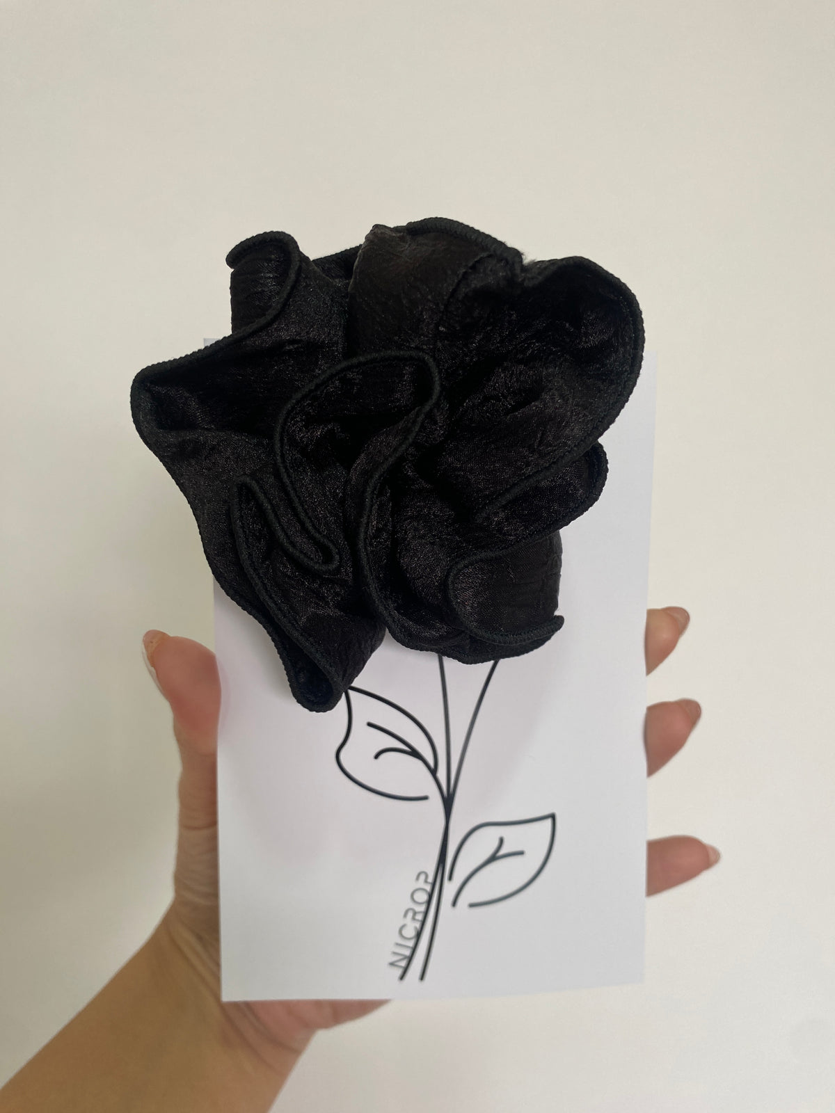 Scrunchie Satín Texturizado