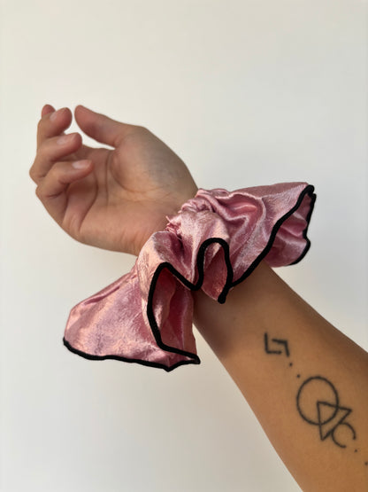 Scrunchie Satín Texturizado