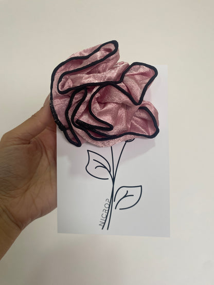 Scrunchie Satín Texturizado