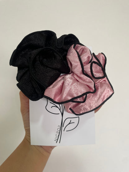 Pack Scrunchies Satín Texturizado